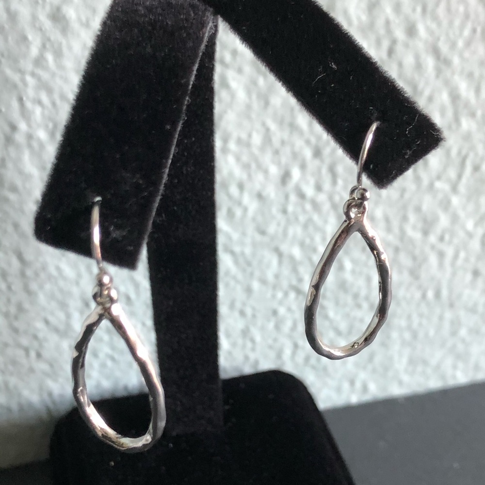 Tear drop earrings  lead and nickel comp